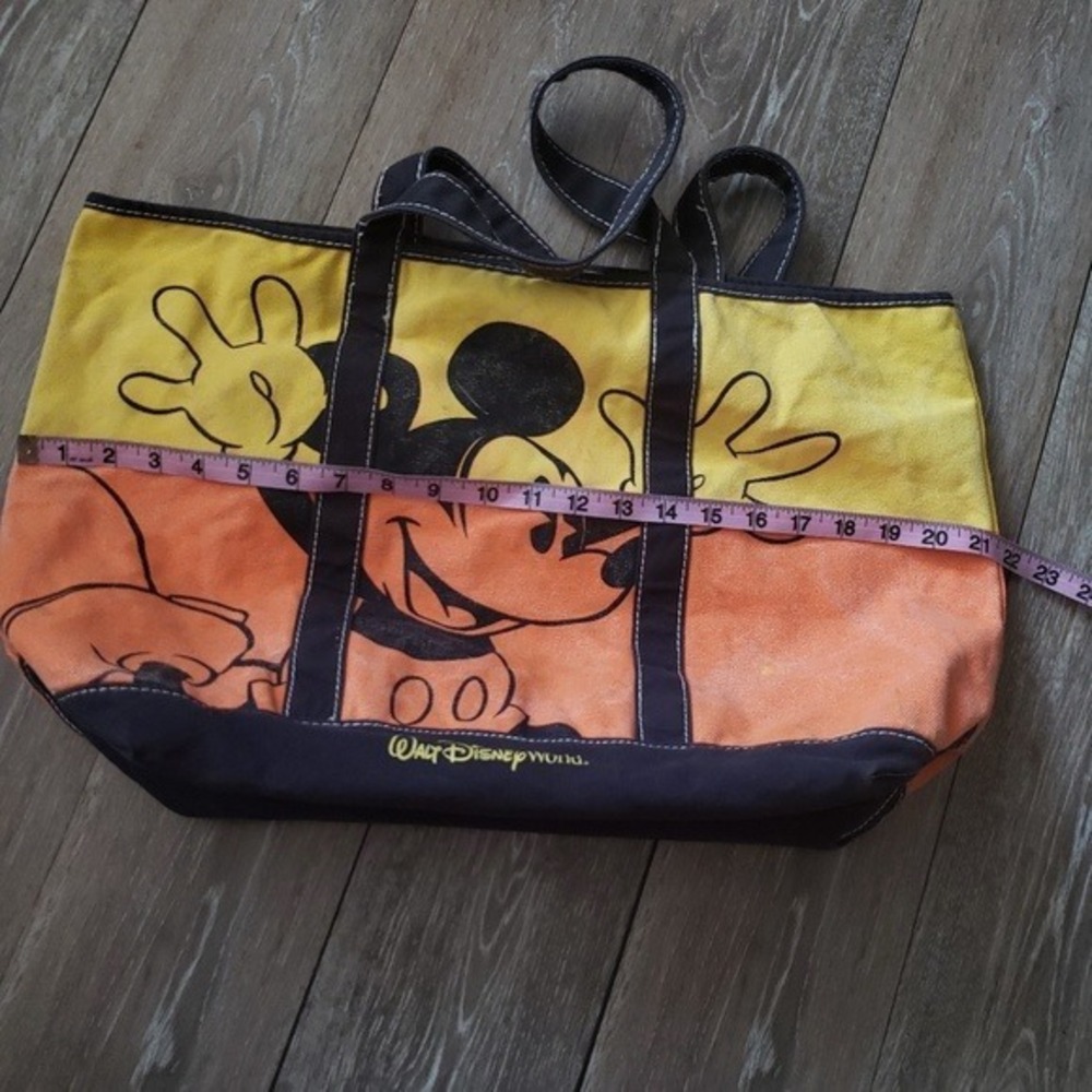 Disney world yellow and orange tote